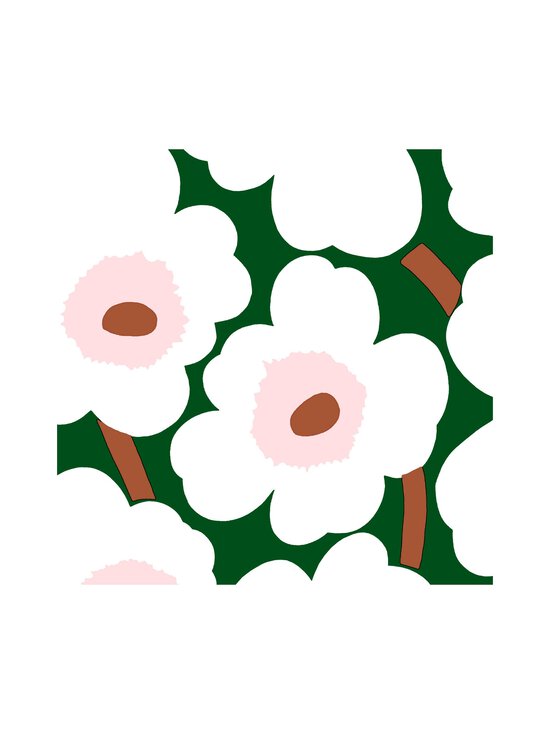 Unikko-paperilautasliinat 20 kpl