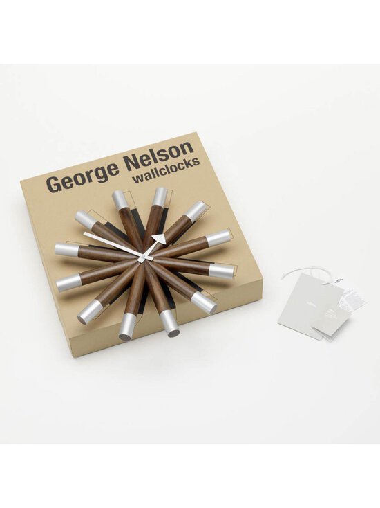 Vitra - Wheel-seinäkello - MUSTA,PÄHKINÄ | Stockmann - photo 4