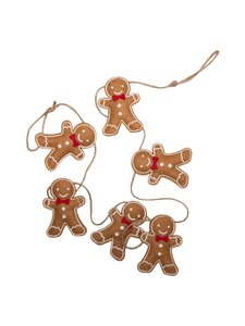 Weiste - Gingerbread man Ziemassvētku lente - BROWN Weiste - Gingerbread man Ziemassvētku lente - BROWN | Stockmann