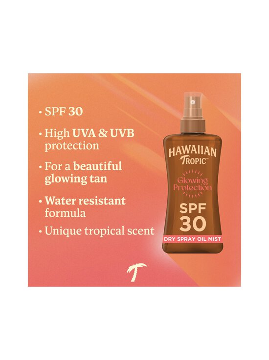 Hawaiian Tropic - Glowing Protection Dry Spray Oil SPF 30 ķermeņa eļļa, 200 ml - NOCOL | Stockmann - photo 2