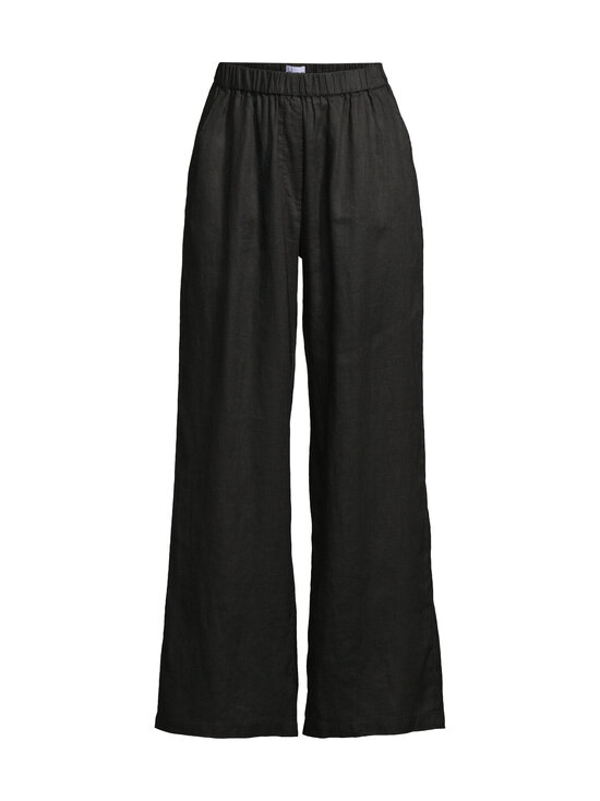 SAND Copenhagen - Pluga-leveälahkeiset housut - 200 EBONY BLACK | Stockmann - photo 1