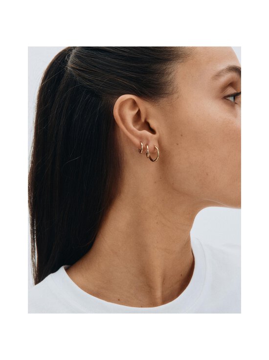 Edblad - Triple Pair Hoops - kullatut korvakorut 3-pack - GOLD | Stockmann - photo 2