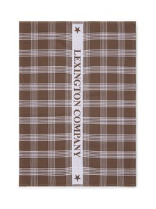 Lexington - Organic Cotton Terry virtuves dvielis 50 x 70 cm - 1996 STONE/WHITE | Stockmann