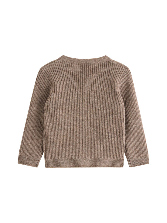 Lindex - Ribbed Merino Wool -neuletakki - 245 BROWN | Stockmann - photo 2
