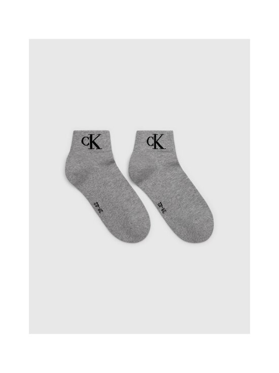 Calvin Klein - Sokid CKJ Monogram, 2 paari - 003 LIGHT GREY MELANGE - photo 3 Calvin Klein - Sokid CKJ Monogram, 2 paari - 003 LIGHT GREY MELANGE | Stockmann - photo 3