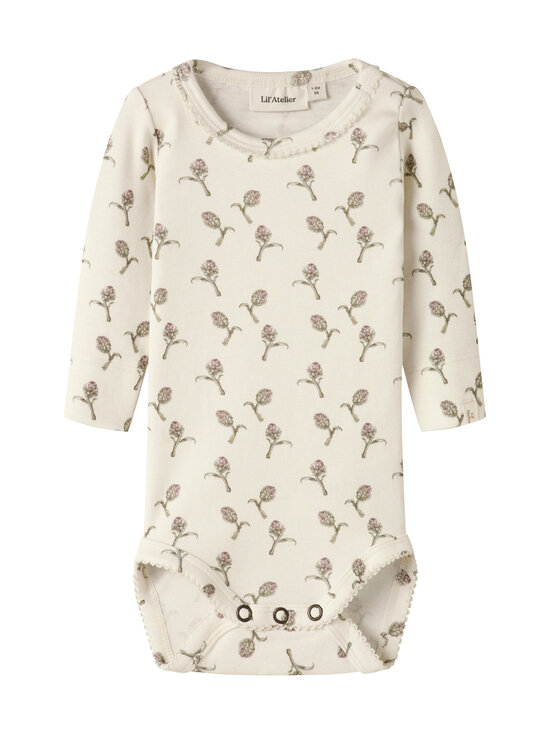 Lil' Atelier - Bodi NbfGayo Sig Slim - TURTLEDOVE AOP:ARTICHOKE | Stockmann - photo 1