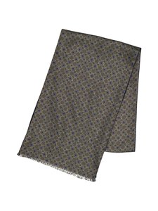 Stockholm Kravatt - Silk Wool Small Pattern -kaulahuivi - 6GREEN | Stockmann