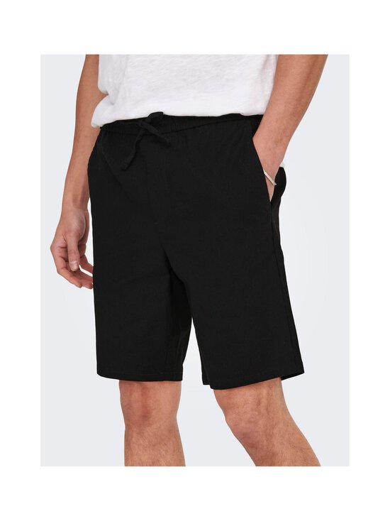 Only & Sons - Linasegust lühikesed püksid OnsLinus - BLACK | Stockmann - photo 6