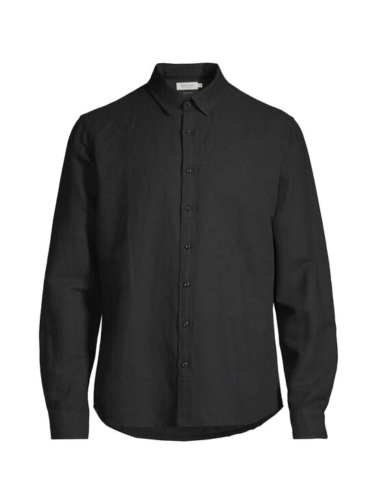 CONSTRUE - Macedonia Slim Fit krekls ar apkakli - BLACK | Stockmann - photo 1