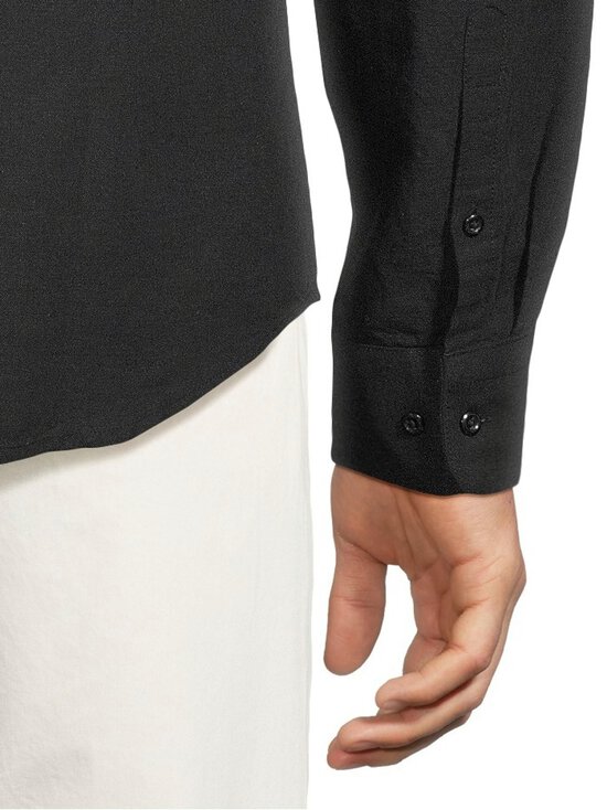 CONSTRUE - Macedonia Slim Fit krekls ar apkakli - BLACK | Stockmann - photo 5