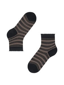 Falke - Border Lace zeķes - BLACK (3000) | Stockmann
