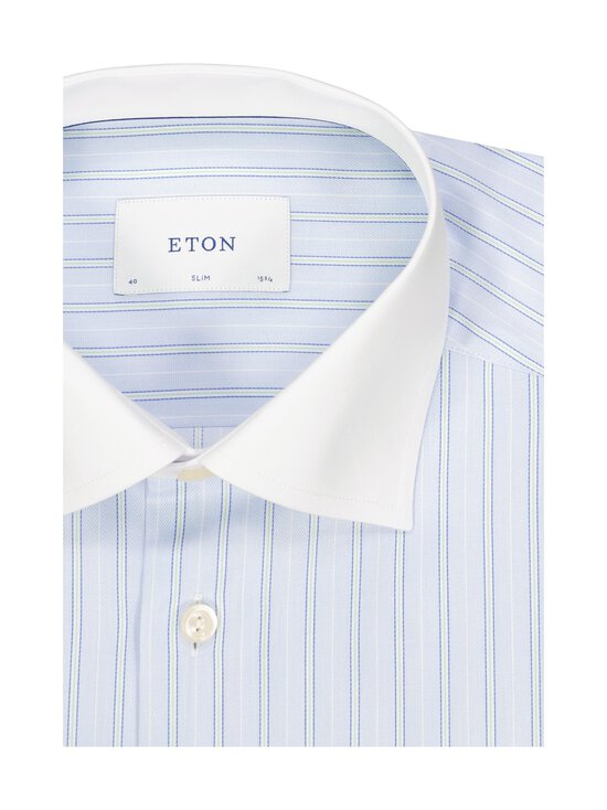 Eton - Slim Fit White Collar Striped -kauluspaita - 22 LIGHT BLUE | Stockmann - photo 2