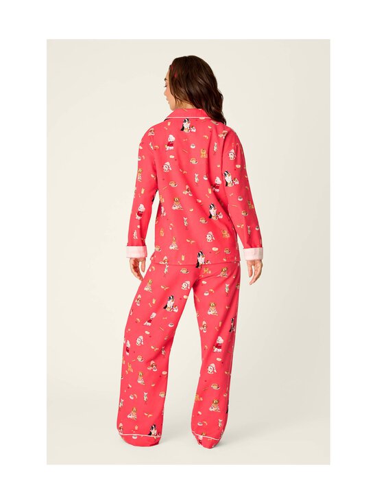 Pj Salvage - Flannels-pyjama - 558 ULTRA PINK | Stockmann - photo 3