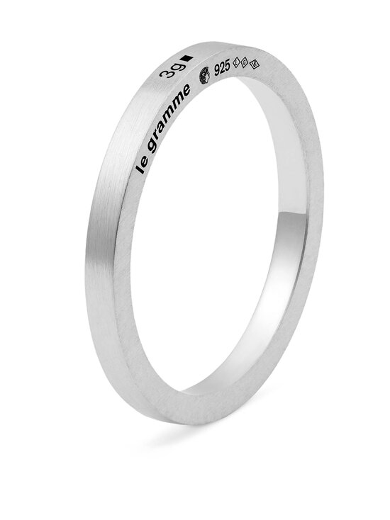 le gramme - Sõrmus 3g Brushed Sterling Silver Ribbon - SILVER - photo 2 le gramme - Sõrmus 3g Brushed Sterling Silver Ribbon - SILVER | Stockmann - photo 2