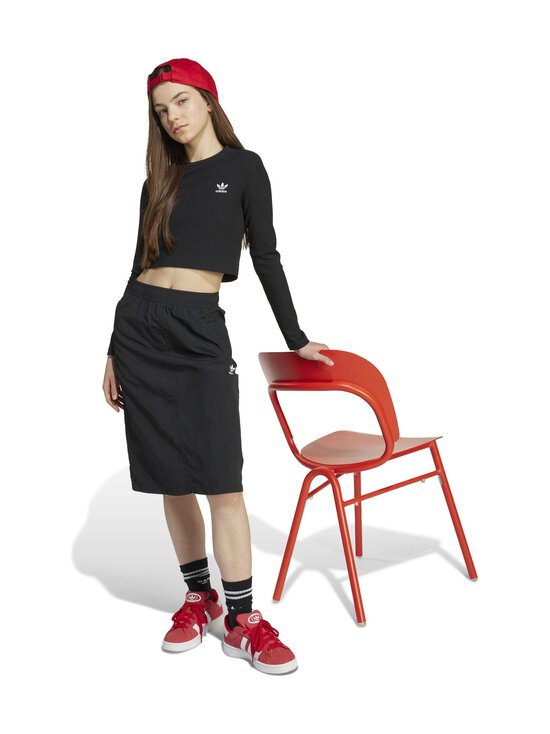 adidas Originals - Rib Cropped -trikoopaita - JW2597 BLACK/WHITE - photo 4 adidas Originals - Rib Cropped -trikoopaita - JW2597 BLACK/WHITE | Stockmann - photo 4