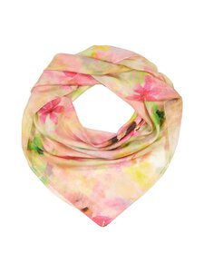 A+more - Misu zīda lakats 100 x 100 cm - PINK/YELLOW/GREEN | Stockmann