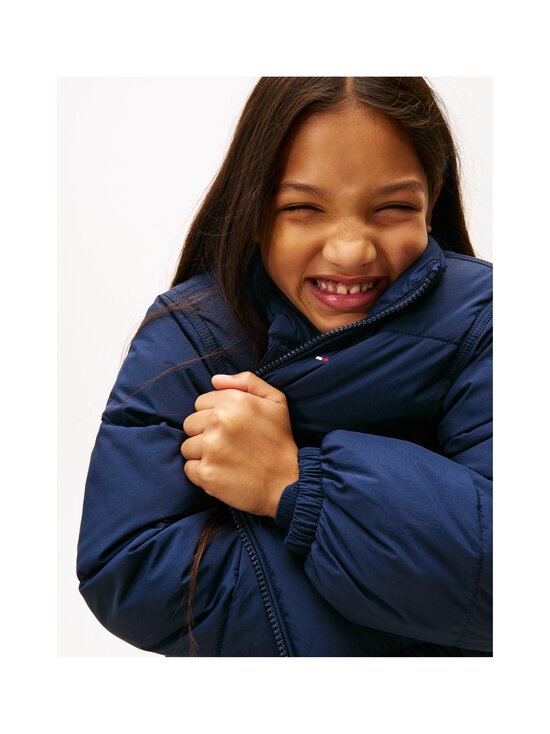Tommy Hilfiger - Flag Puffer -toppatakki - C1G DARK NIGHT NAVY | Stockmann - photo 4