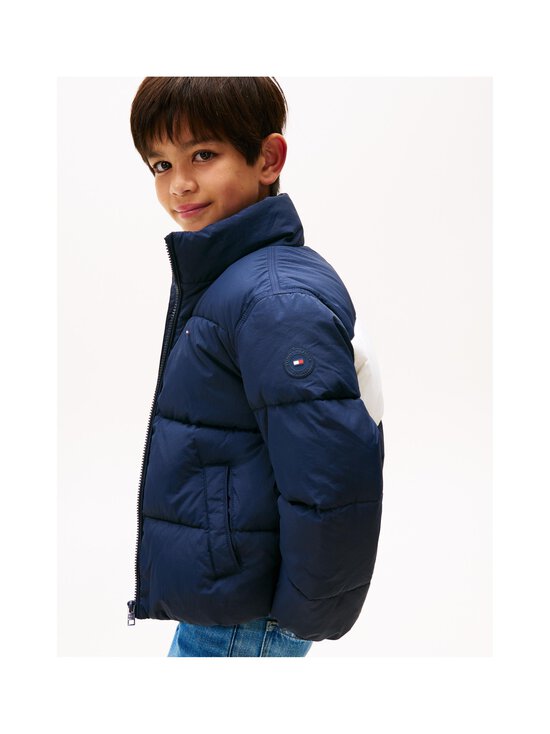 Tommy Hilfiger - Flag Puffer -toppatakki - C1G DARK NIGHT NAVY | Stockmann - photo 5