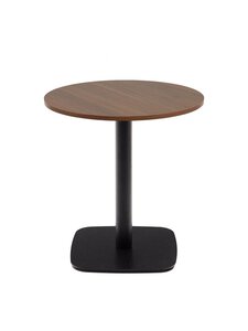 Kave Home - Dina-ruokapöytä - MUSTA,PÄHKINÄ | Stockmann