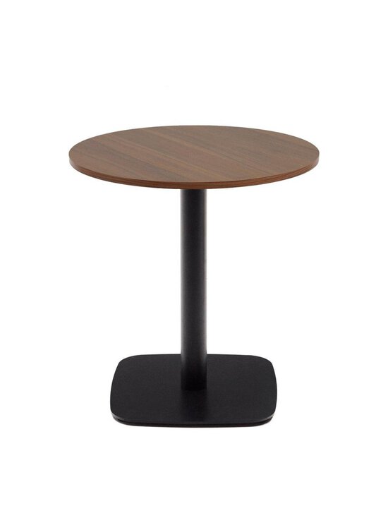 Kave Home - Dina-ruokapöytä pähkinä / musta ⌀ 69 cm - BEIGE | Stockmann - photo 1