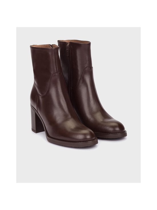 Wonders - Block Heel Zipper -nahkanilkkurit - ALICE TESTA | Stockmann - photo 2