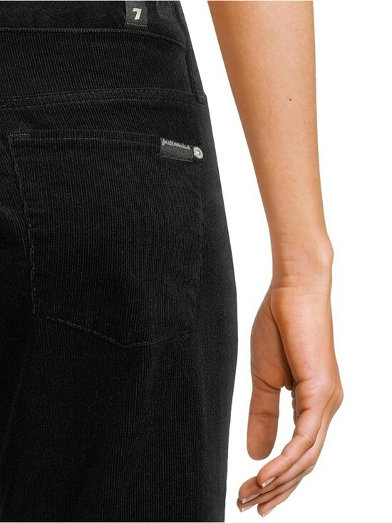 7 For All Mankind - Calie Straight Corduroy -vakosamettihousut - BLACK | Stockmann - photo 5