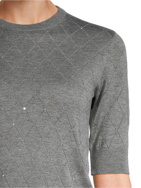 Max Mara Studio - Patrik -silkki-villaneule - 007 MEDIUM GREY - photo 4 Max Mara Studio - Patrik -silkki-villaneule - 007 MEDIUM GREY | Stockmann - photo 4