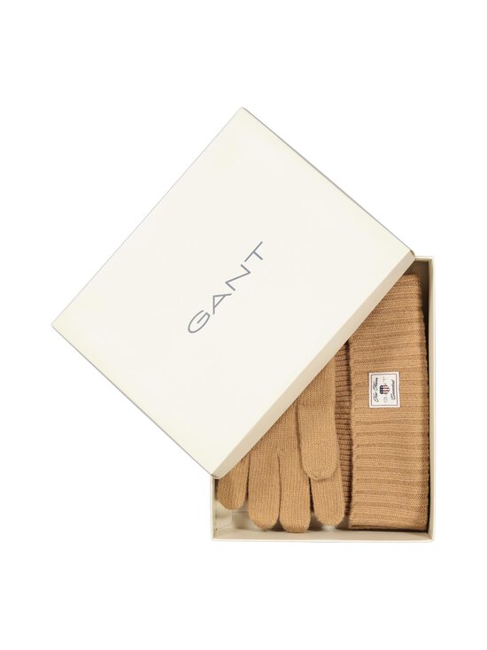 GANT - Pipo ja käsineet lahjapakkauksessa - 269 CARAMEL BEIGE | Stockmann - photo 6
