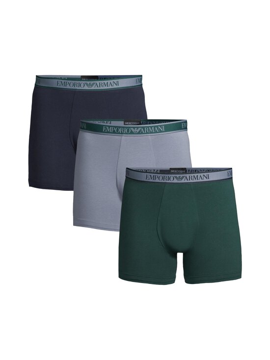 Emporio Armani - Bokseršorti 3 iepak. - MB242 AR.BLU/STONE/PINE - photo 1 Emporio Armani - Bokseršorti 3 iepak. - MB242 AR.BLU/STONE/PINE | Stockmann - photo 1