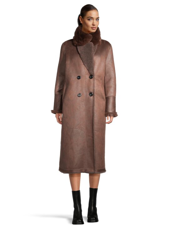 AMERICANDREAMS - Leona Long -villakangastakki - CHOCOLATE BROWN - photo 2 AMERICANDREAMS - Leona Long -villakangastakki - CHOCOLATE BROWN | Stockmann - photo 2