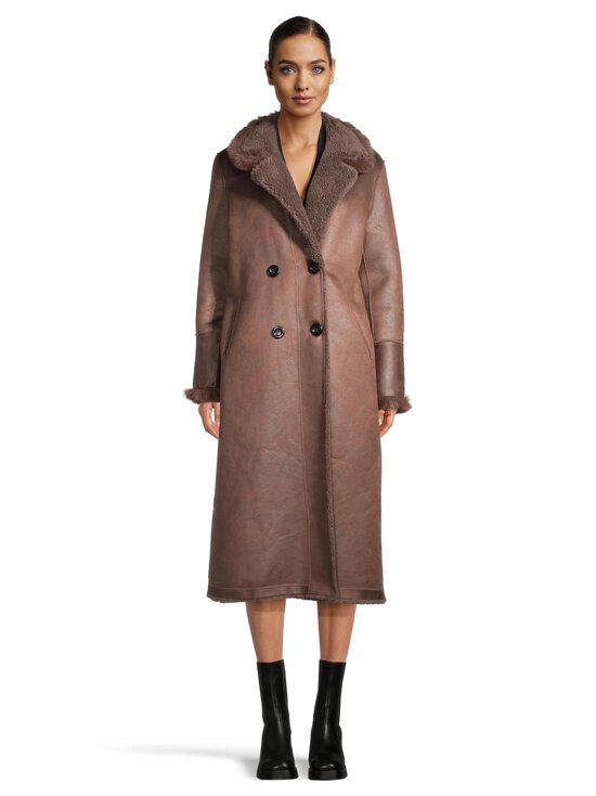 AMERICANDREAMS - Leona Long -villakangastakki - CHOCOLATE BROWN - photo 4 AMERICANDREAMS - Leona Long -villakangastakki - CHOCOLATE BROWN | Stockmann - photo 4