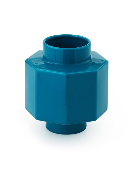 Deko Object Hexagon -posliinipurkki