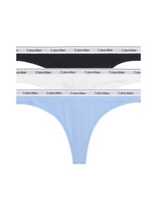 Calvin Klein Underwear - Stringit 3-pack - 31T BLACK/WHITE/FROZEN FJIORD | Stockmann