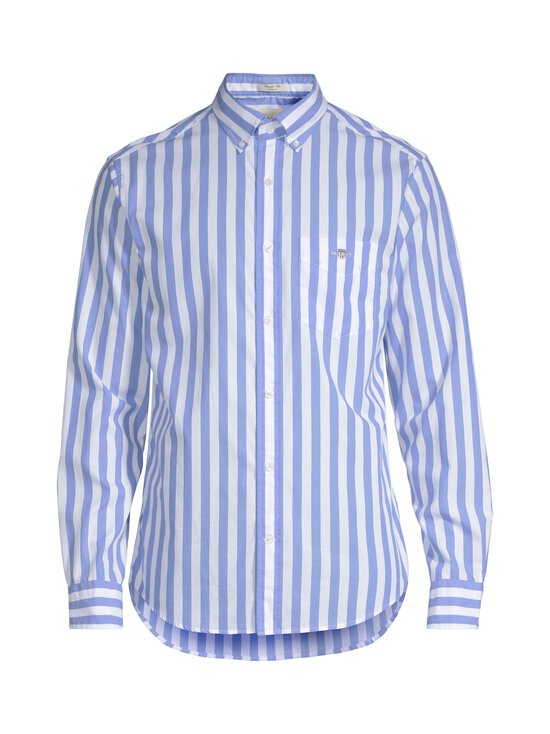 GANT - Regular Classic Poplin Stripe -kauluspaita - 419 PERFECT BLUE - photo 1 GANT - Regular Classic Poplin Stripe -kauluspaita - 419 PERFECT BLUE | Stockmann - photo 1