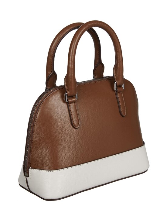 Dkny - BRYANT DOME SATCHEL -nahkalaukku - CFW - COFFEE/WHT - photo 2 Dkny - BRYANT DOME SATCHEL -nahkalaukku - CFW - COFFEE/WHT | Stockmann - photo 2