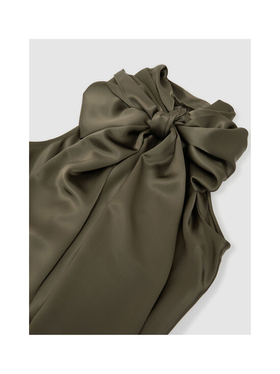 Reiss - Fae Satin Cape Maxi -mekko - 35 KHAKI GREEN | Stockmann - photo 6