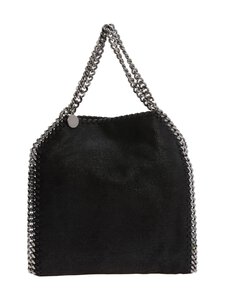 Stella McCartney - Falabella Mini Tote Eco Shaggy Deer -laukku - 1000 BLACK | Stockmann