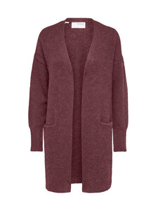 Selected - SlfLulu Long -neuletakki - TAWNY PORT DETAIL:MELANGE | Stockmann