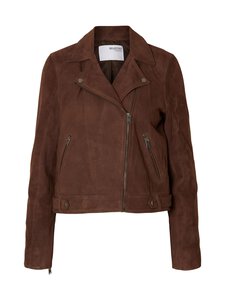 Selected - SlfKatie Suede -nahkatakki - CHESTNUT Selected - SlfKatie Suede -nahkatakki - CHESTNUT | Stockmann