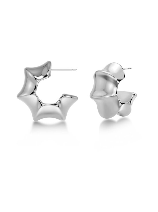 Edblad - Cane Hoops Multi L -korvakorut - STEEL | Stockmann - photo 1