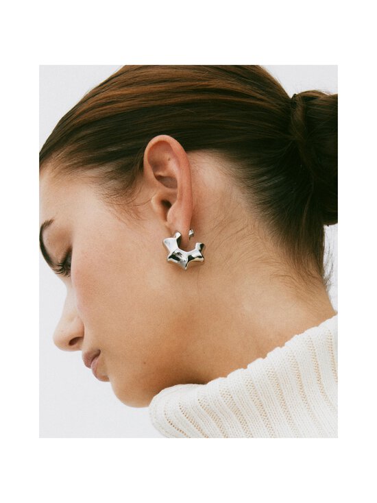 Edblad - Cane Hoops Multi L -korvakorut - STEEL | Stockmann - photo 2