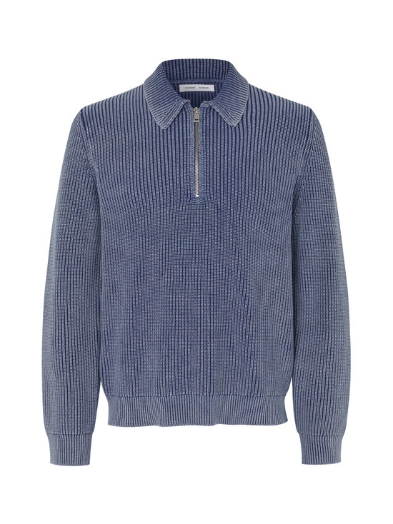 Samsoe Samsoe - Saearl Half Zip -pikeeneule - 194028TCX INSIGNIA BLUE | Stockmann - photo 1