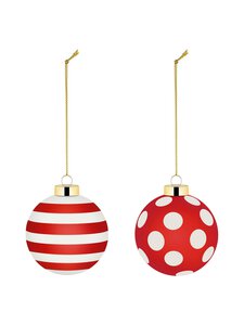 Alessi - Delight Ziemassvētku rotājums 2 gab - MULTICO Alessi - Delight Ziemassvētku rotājums 2 gab - MULTICO | Stockmann