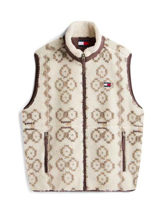 Tommy Jeans - Teddy-liivi - GW1 BLACK WALNUT AOP | Stockmann - photo 1