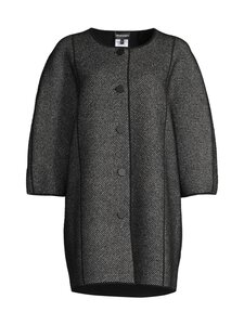 Emporio Armani - Viittamallinen villakangastakki - FC011 BLACK FANCY | Stockmann