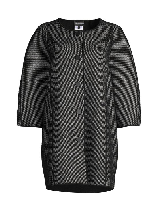 Emporio Armani - Viittamallinen villakangastakki - FC011 BLACK FANCY | Stockmann - photo 1