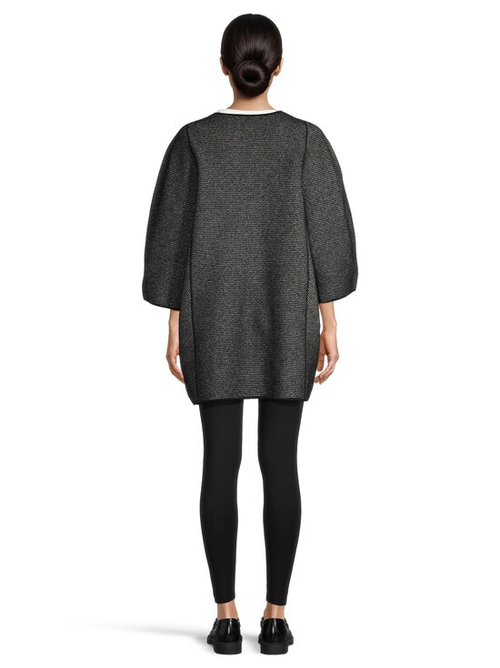 Emporio Armani - Viittamallinen villakangastakki - FC011 BLACK FANCY | Stockmann - photo 3