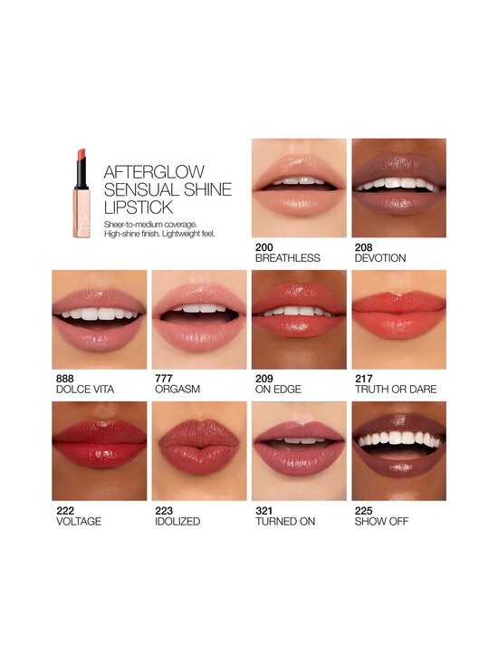 NARS - Afterglow Sensual Shine Lipstick -huulipuna 1.5 g - 222 VOLTAGE - photo 3 NARS - Afterglow Sensual Shine Lipstick -huulipuna 1.5 g - 222 VOLTAGE | Stockmann - photo 3
