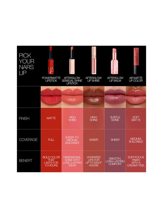 NARS - Afterglow Sensual Shine Lipstick -huulipuna 1.5 g - 222 VOLTAGE - photo 9 NARS - Afterglow Sensual Shine Lipstick -huulipuna 1.5 g - 222 VOLTAGE | Stockmann - photo 9