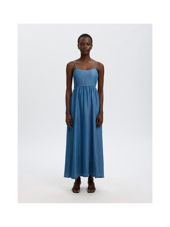 Selected - Selected SlfJanna Regular potītes garuma kleita - MEDIUM BLUE DENIM | Stockmann - photo 2